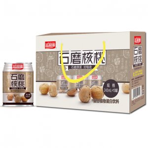 益和源細磨核桃10罐開窗禮盒245ml
