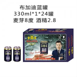 布加迪夜場啤酒藍(lán)罐330ml1×24