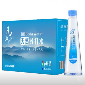 凡山天然蘇打水330mlx12瓶裝