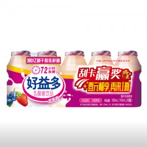 好益多100mL乳酸菌飲品藍(lán)莓草莓