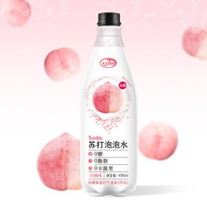 白桃味蘇打氣泡水