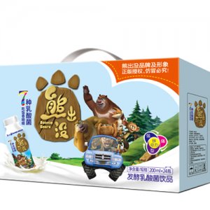 熊出沒乳酸菌200ml×24瓶