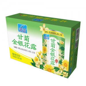 清藍(lán)甘菊金銀花露植物飲料310mlx24罐