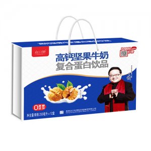 眾口妙高鈣堅(jiān)果牛奶飲品250mlx12盒