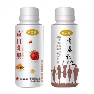 佰樂源益口乳果酸奶草莓+椰果310ml