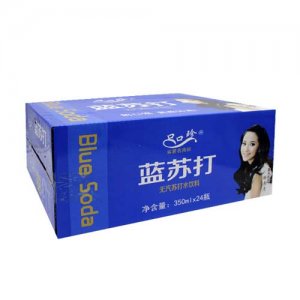 口口珍藍(lán)蘇打水無汽350mlx24