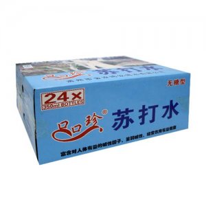口口珍蘇打水無糖350mlx24