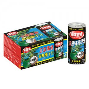 椰果世家245mlx24罐原味椰汁標(biāo)箱
