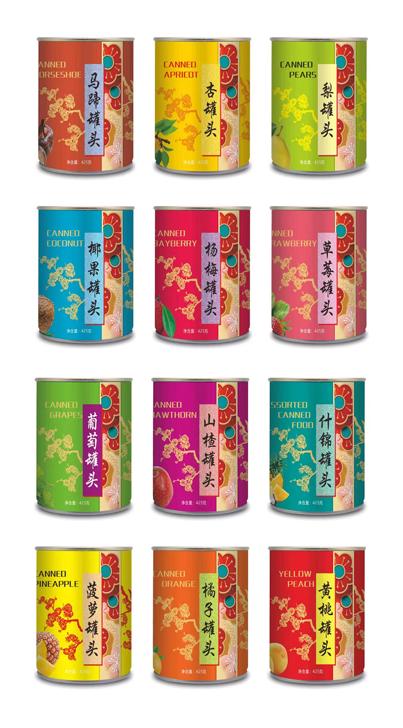 果蔬罐頭貼牌OEM定制代加工,一站式OEM果蔬罐頭代加工貼牌源頭工廠