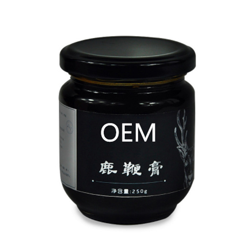實體店 人參鹿鞭阿膠枸杞膏滋生產(chǎn)覆盆子杜仲雄花膏滋加工廠家.jpg