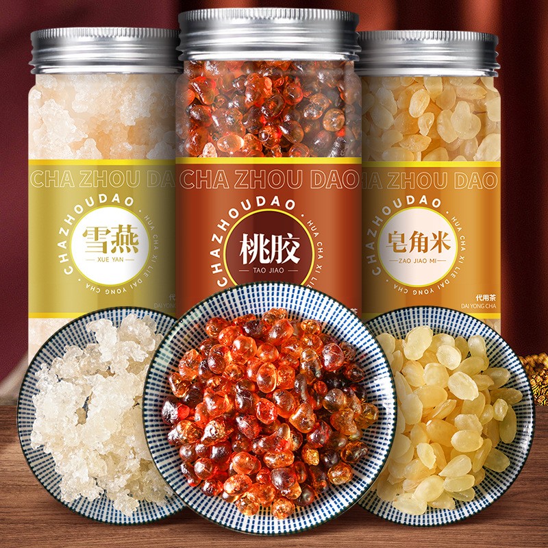 廠家直銷批發(fā)罐裝水果茶桃膠雪燕皂角米商用代用養(yǎng)生茶可一件代發(fā).jpg