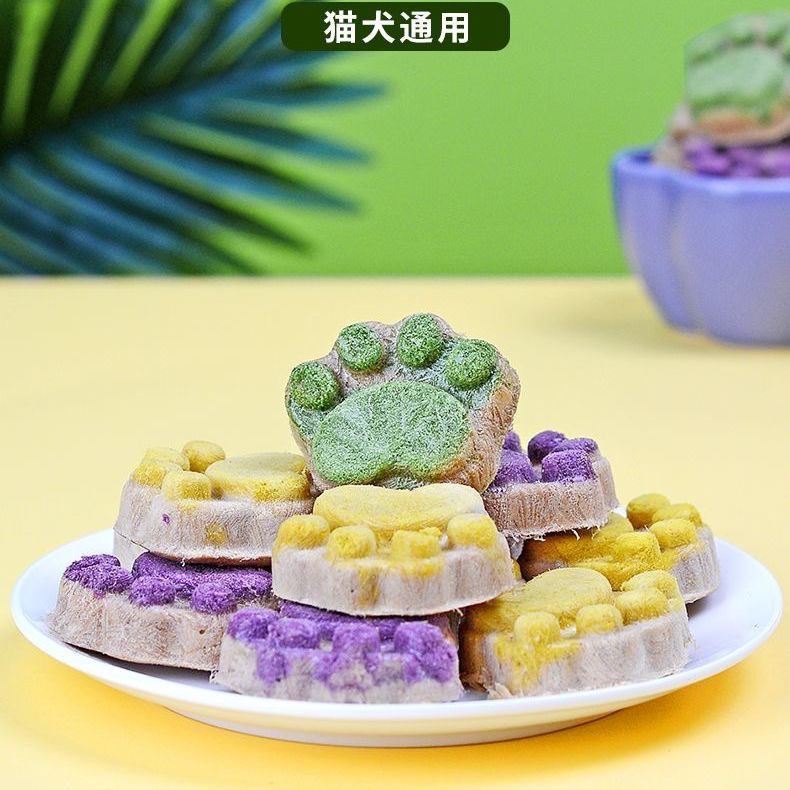 凍干貓糧貓爪餅凍干貓咪零食生骨肉餅增肥貓貓咪凍干狗狗零食批發(fā)廠家