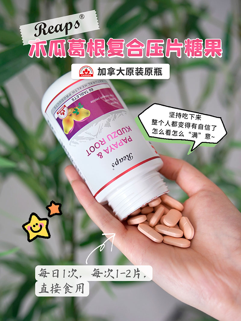 Reaps瑞普斯木瓜葛根復(fù)合壓片糖果1.jpg