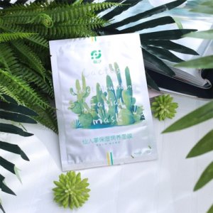 翎汐仙人掌保濕滋潤(rùn)面膜 貼牌OEM/ODM