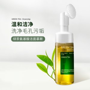 兮引綠茶氨基酸潔面慕斯OEM/ODM定制代加工