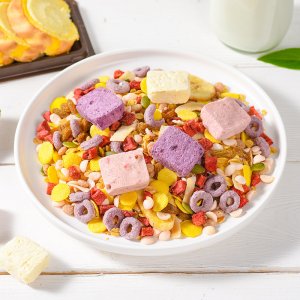 營養(yǎng)沖泡干吃酸奶草莓果粒麥片OEM代加工