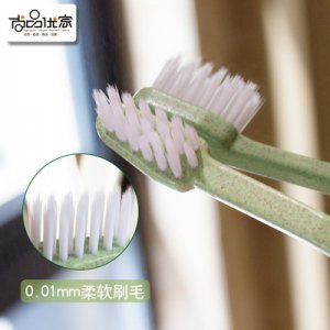 小麥秸稈兒童軟毛牙刷OEM/ODM定制代加工