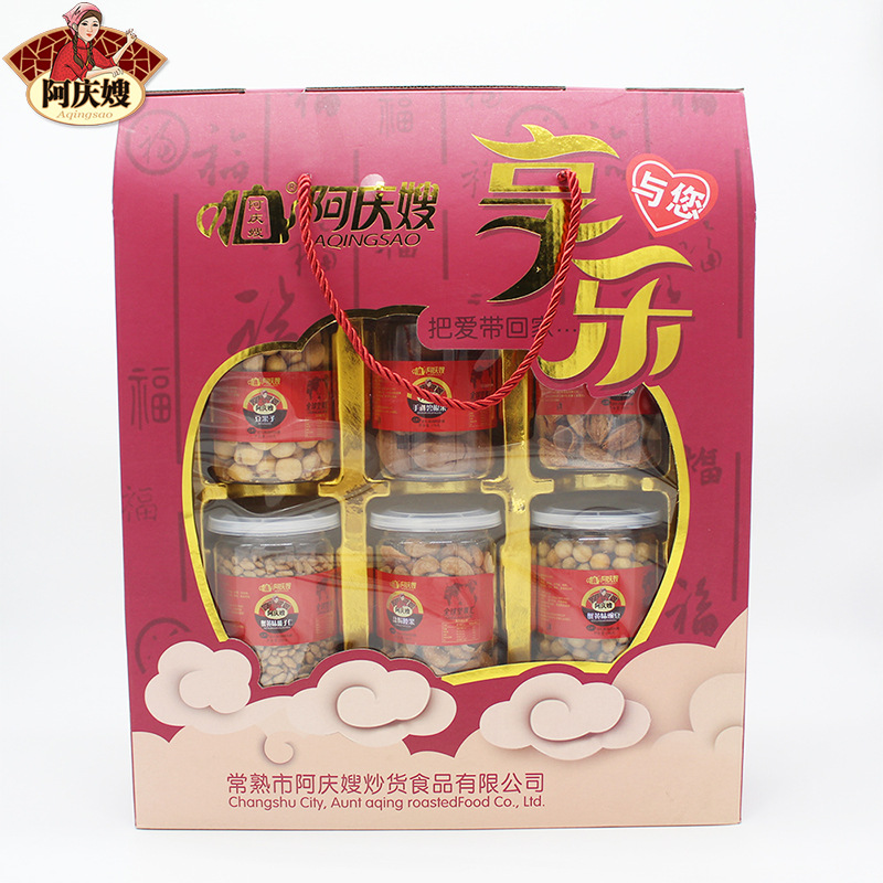 堅(jiān)果零食大禮包6罐裝OEM/ODM定制代加工