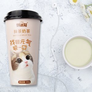 財(cái)迷貓奶茶 抹茶口味OEM代加工