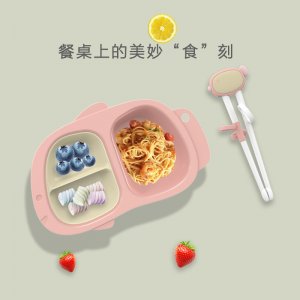 寶寶卡通喂養(yǎng)餐盤輔食碗貼牌定制代加工