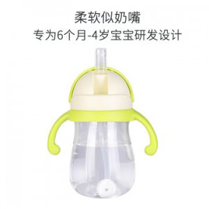 帶手柄嬰兒學(xué)飲杯吸管水杯貼牌OEM/ODM