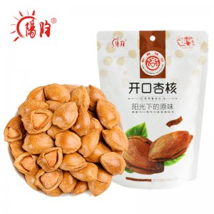 開(kāi)口杏核薄皮原味奶油五香手剝甜杏仁堅(jiān)果OEM/ODM定制代加工