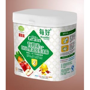 每好500g有機米生產DHA果蔬營養(yǎng)米粉2段OEM/ODM代加工