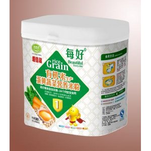 每好500g有機米生產蛋黃蔬菜營養(yǎng)米粉1段OEM代加工