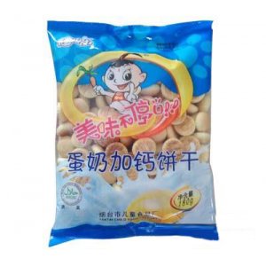健兒樂(lè)蛋奶加鈣餅干180g貼牌OEM/ODM