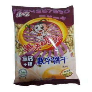 健兒樂(lè)高鈣+鋅數(shù)字餅干200gOEM/ODM定制代加工