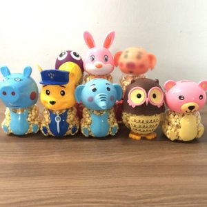 艾嬰堡創(chuàng)意大象120克多款動物瓶小饅頭蛋酥 兒童玩具小零食 食OEM代加工