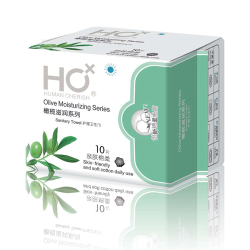 橄欖滋潤(rùn)系列護(hù)理日用衛(wèi)生巾OEM/ODM定制代加工