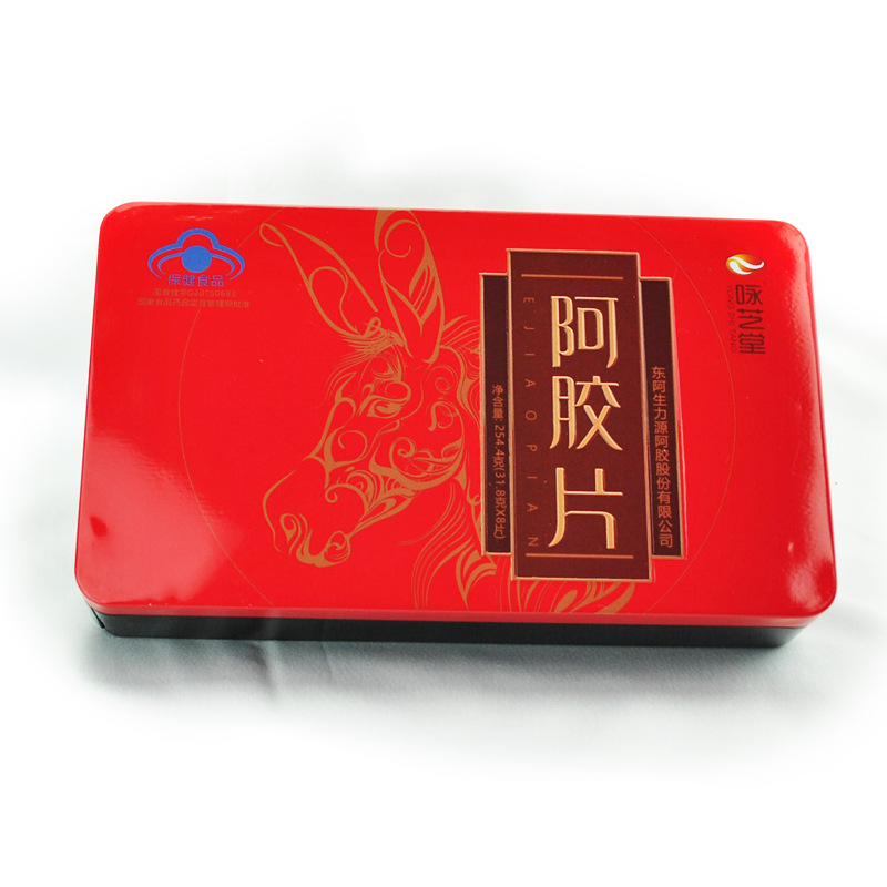 詠芝堂鐵盒阿膠片OEM代加工