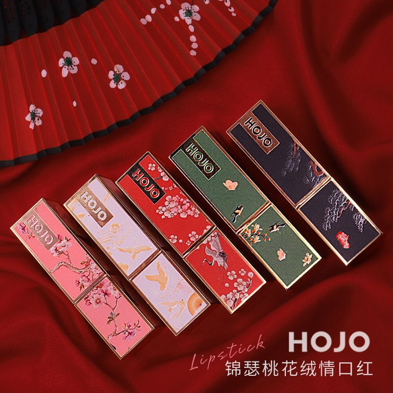 HOJO錦瑟桃花絨情口紅代加工貼牌OEM/ODM