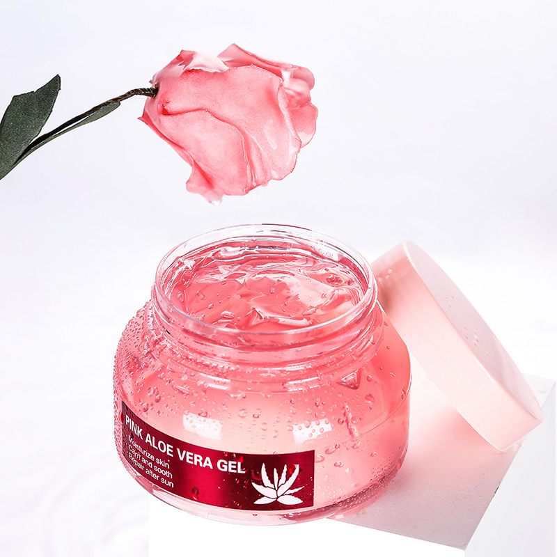 絲卡詩(shī)粉紅蘆薈清透舒緩凝膠代加工貼牌OEM/ODM