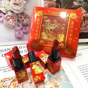 新年口紅禮盒三支裝OEM/ODM代加工