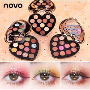 NOVO愛心型12色眼影盤可OEM/ODM代工