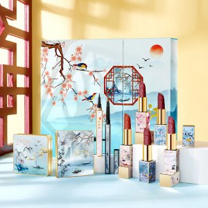 中國(guó)風(fēng)故宮音樂(lè)套盒口紅可OEM/ODM代工