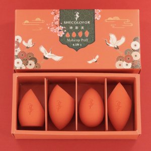 詩(shī)彩芙珊瑚橘色美妝貼牌定制代加工