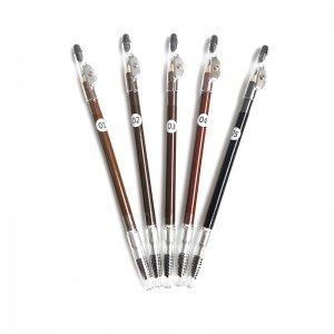 5色木桿眉筆代加工貼牌OEM/ODM