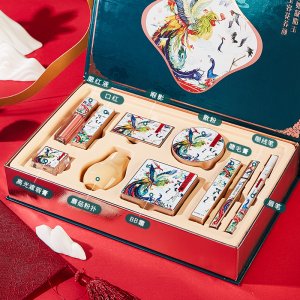 索蒂蘭百鳥朝鳳國潮中國風(fēng)彩妝套裝OEM代加工