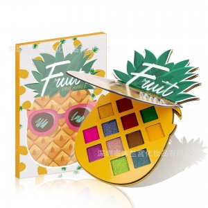 菠蘿盤(pán)12色眼影可OEM/ODM代工