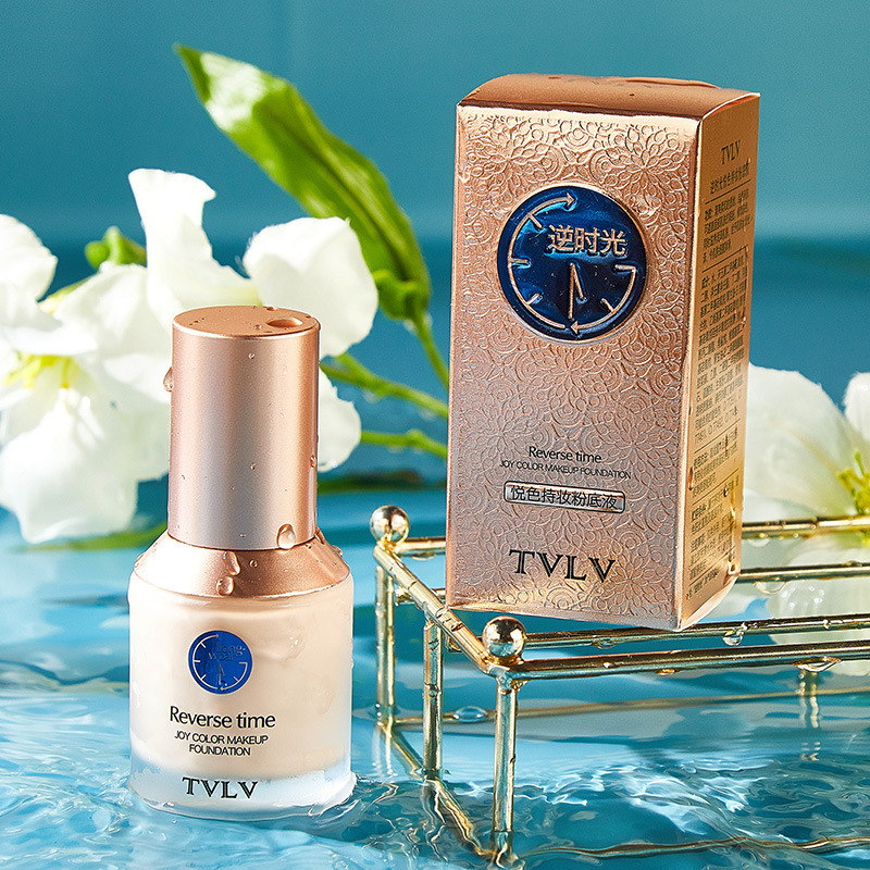 TVLV逆時(shí)光悅色持妝粉底液貼牌定制代加工