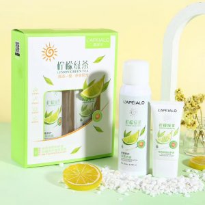 檸檬綠茶防護噴霧防護霜兩件套貼牌定制代加工