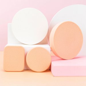 乳膠化妝棉 干濕兩用大圓形化妝粉撲可OEM/ODM代工