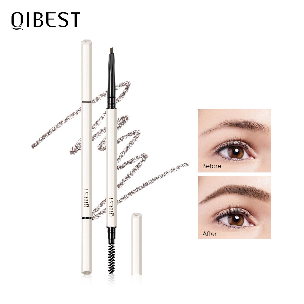 QIBEST雙頭極細眉筆OEM/ODM定制代加工