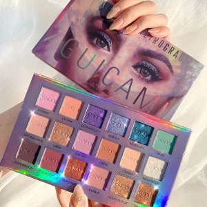 GUICAMI藍(lán)色水星逆行18色眼影代加工貼牌OEM/ODM