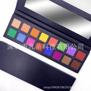 眼影 16色眼影盤彩妝貼牌定制代加工
