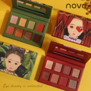 彩妝NOVO幻境精靈八色眼影可OEM/ODM代工