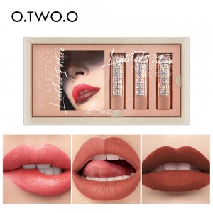 O.TWO.O金絲織錦絲絨口紅貼牌定制代加工